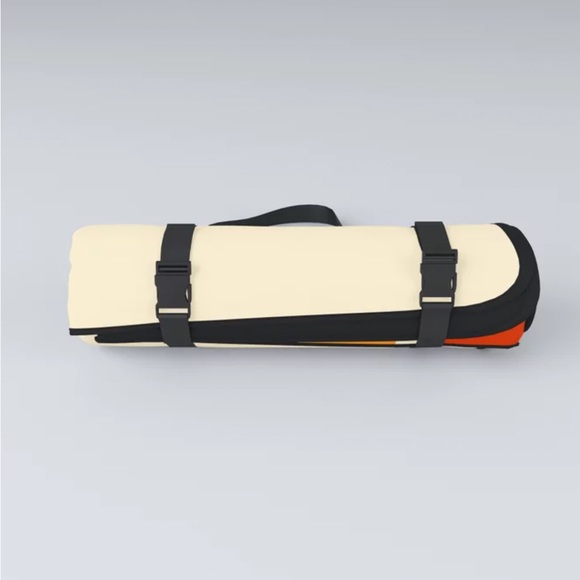 Society6 Classic Retro Stripes by AlphaOmega Canvas Reusable Picnic Blanket - Picture 2 of 3